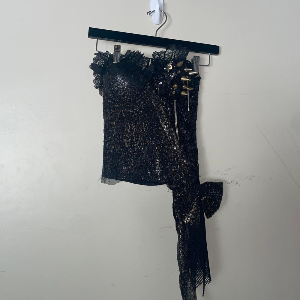 Absolute insane sequin bustier corset